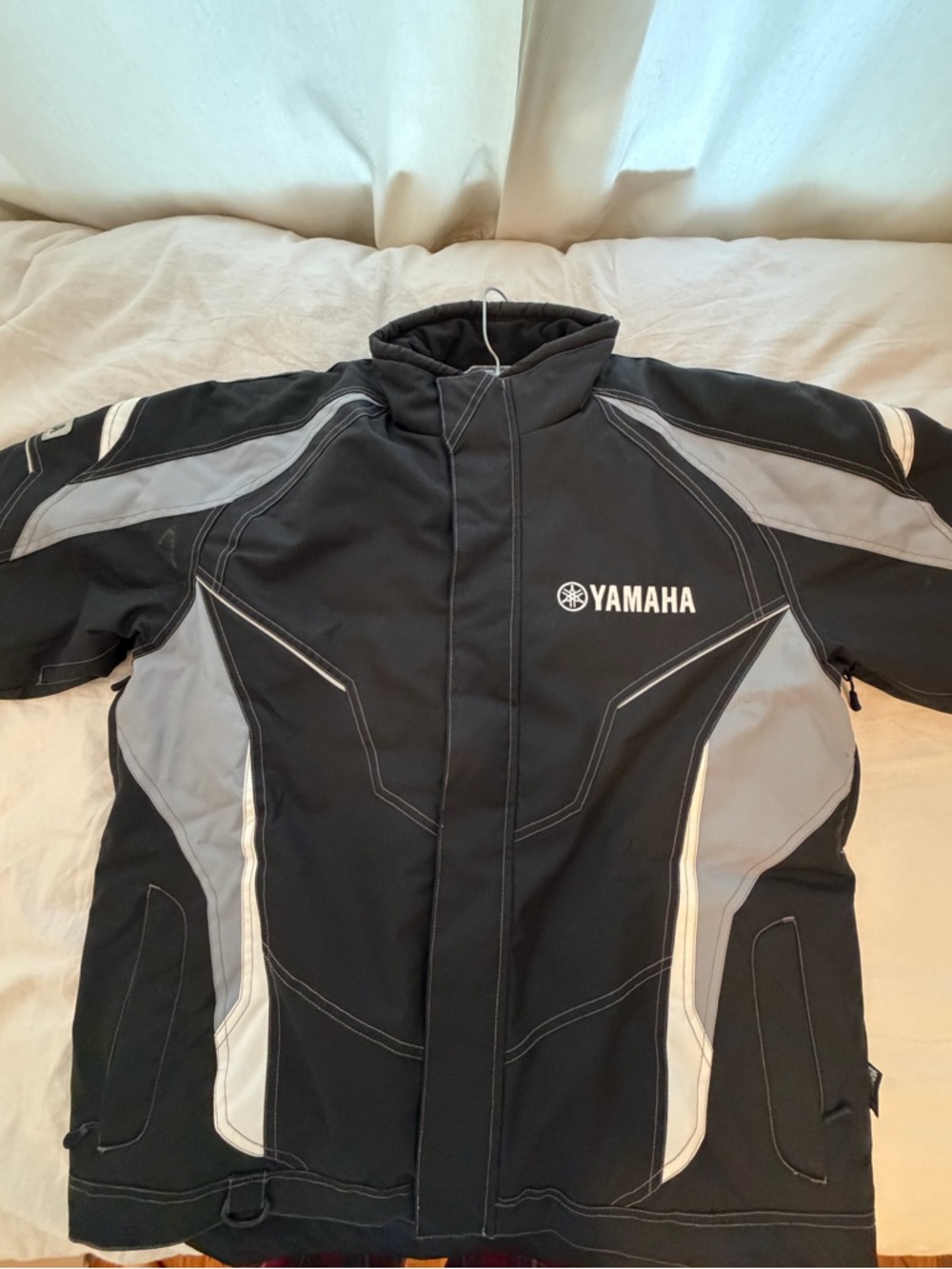 YAMAHA Men’s Flotex JKT Snowmobiling Jacket Magnetic Buttons Size XL Black